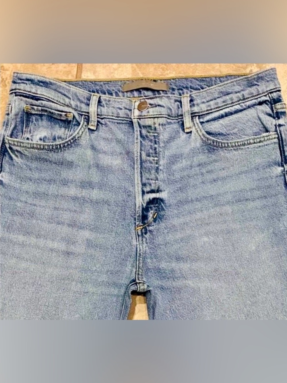 Joe’s Jeans Relaxed Straight Leg Button Fly Stretch Jeans Women’s 30x32 EUC - Picture 7 of 14